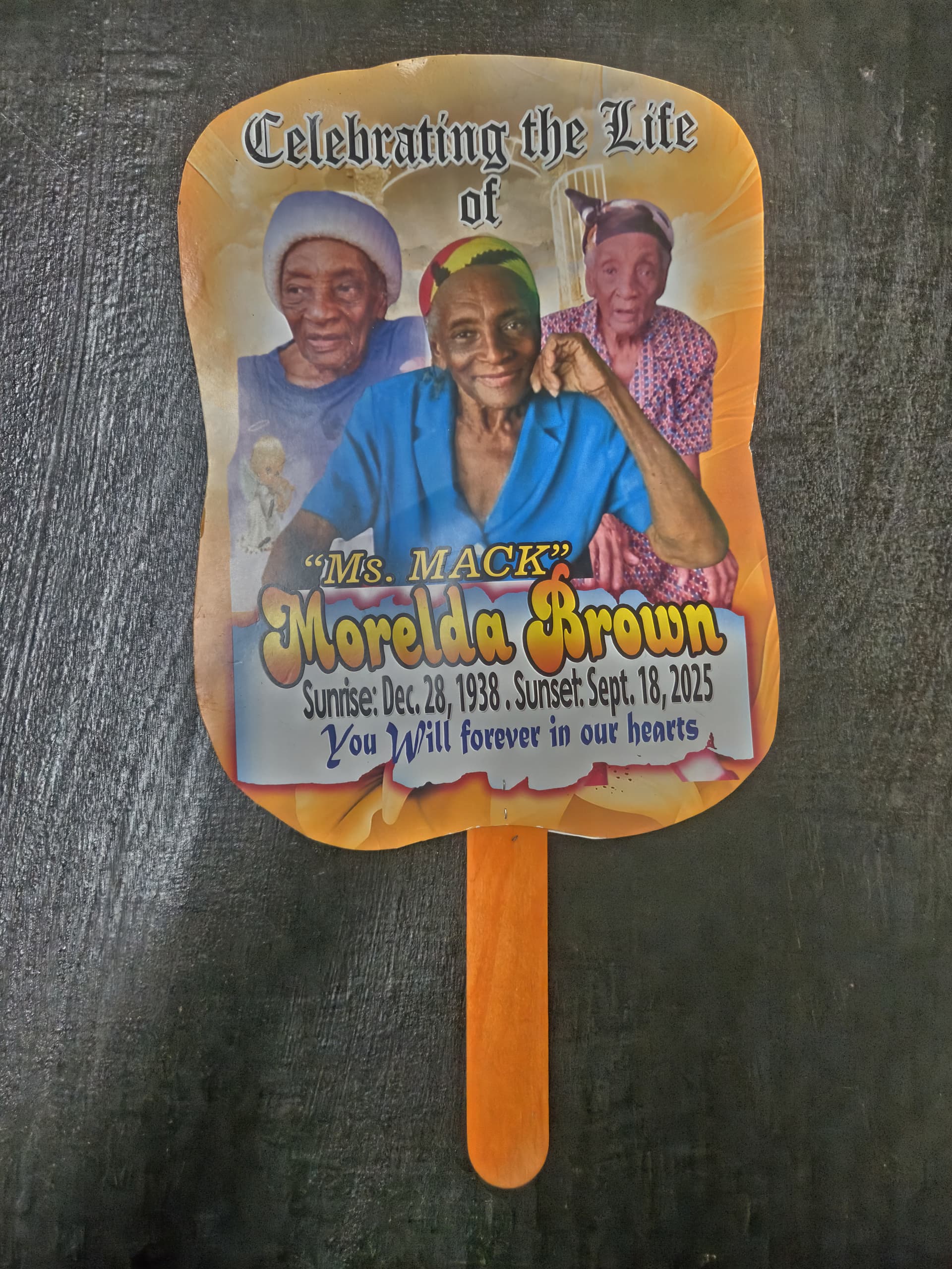 Memorial Hand Fan