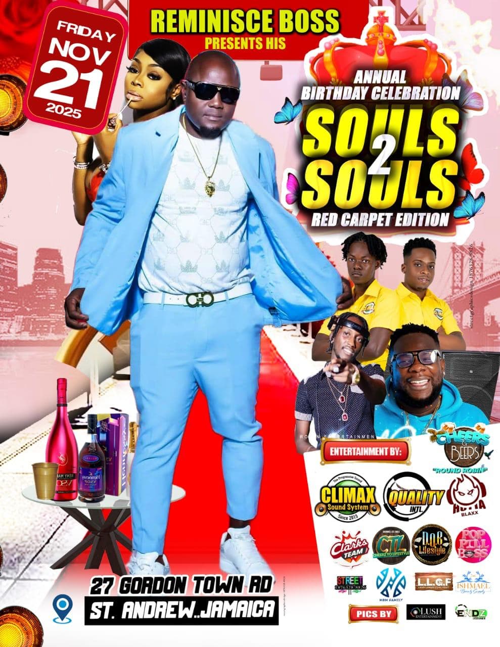 Souls to Souls Birthday Celebration Flyer