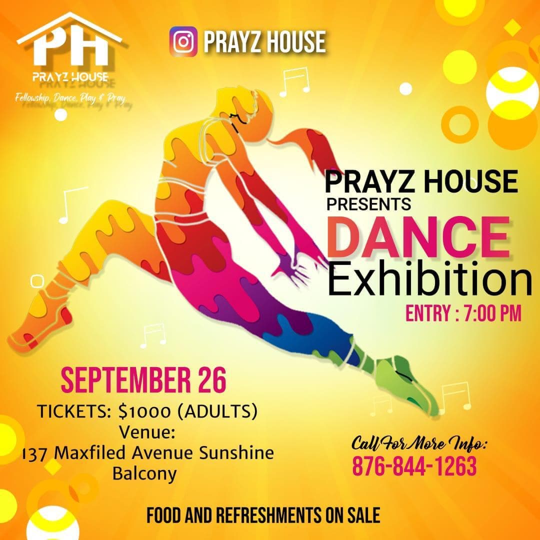 Prayz House Dance Exhibition Flyer
