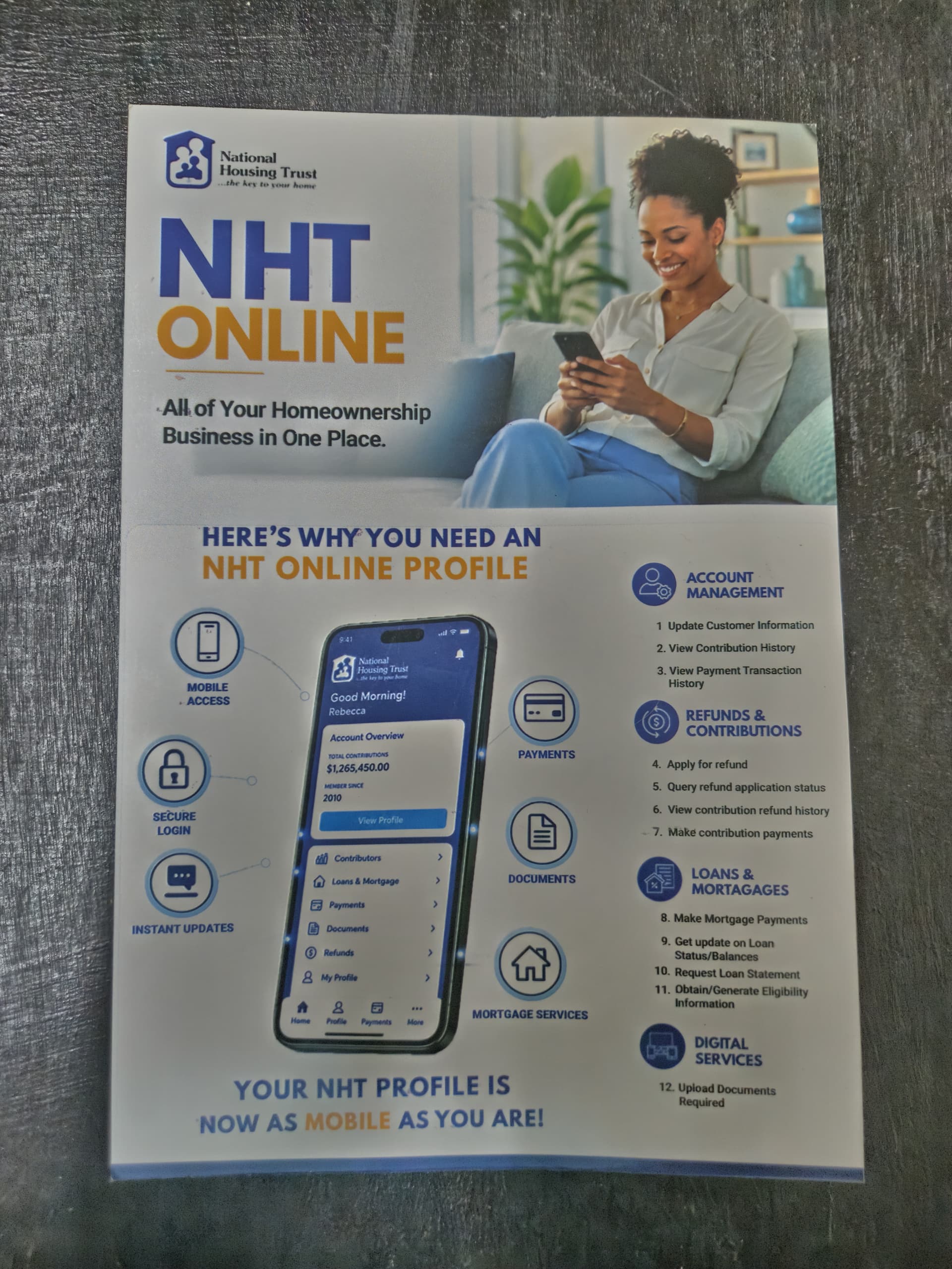 NHT Promotional Flyer