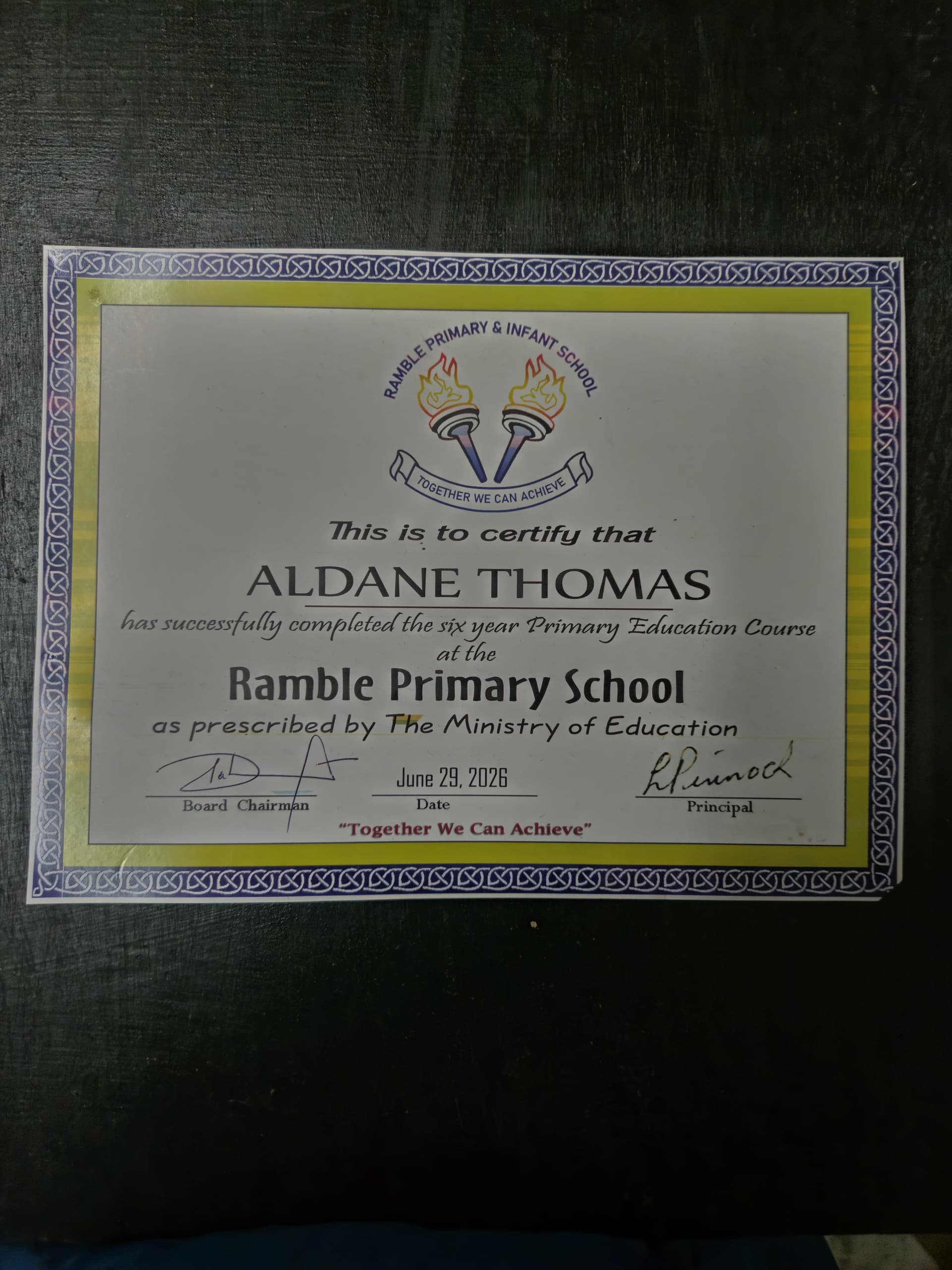 Primary School Certificate