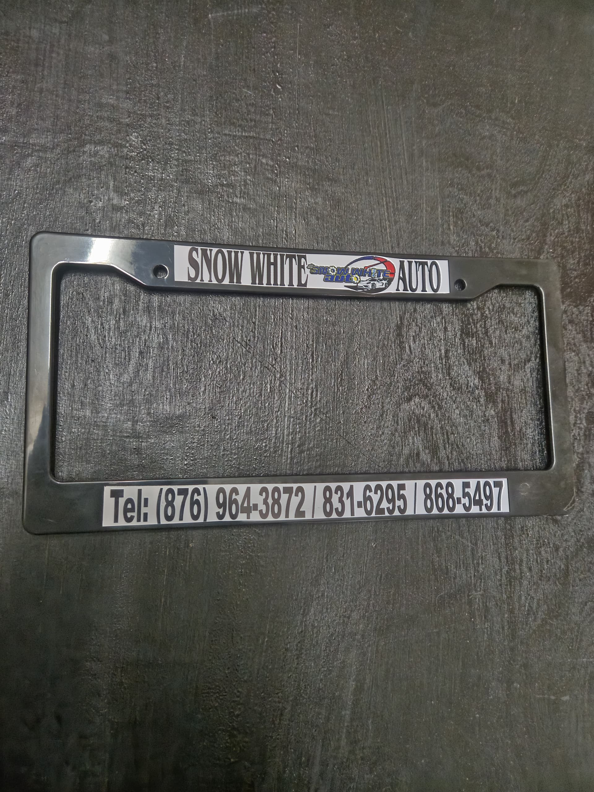Custom License Plate Frame