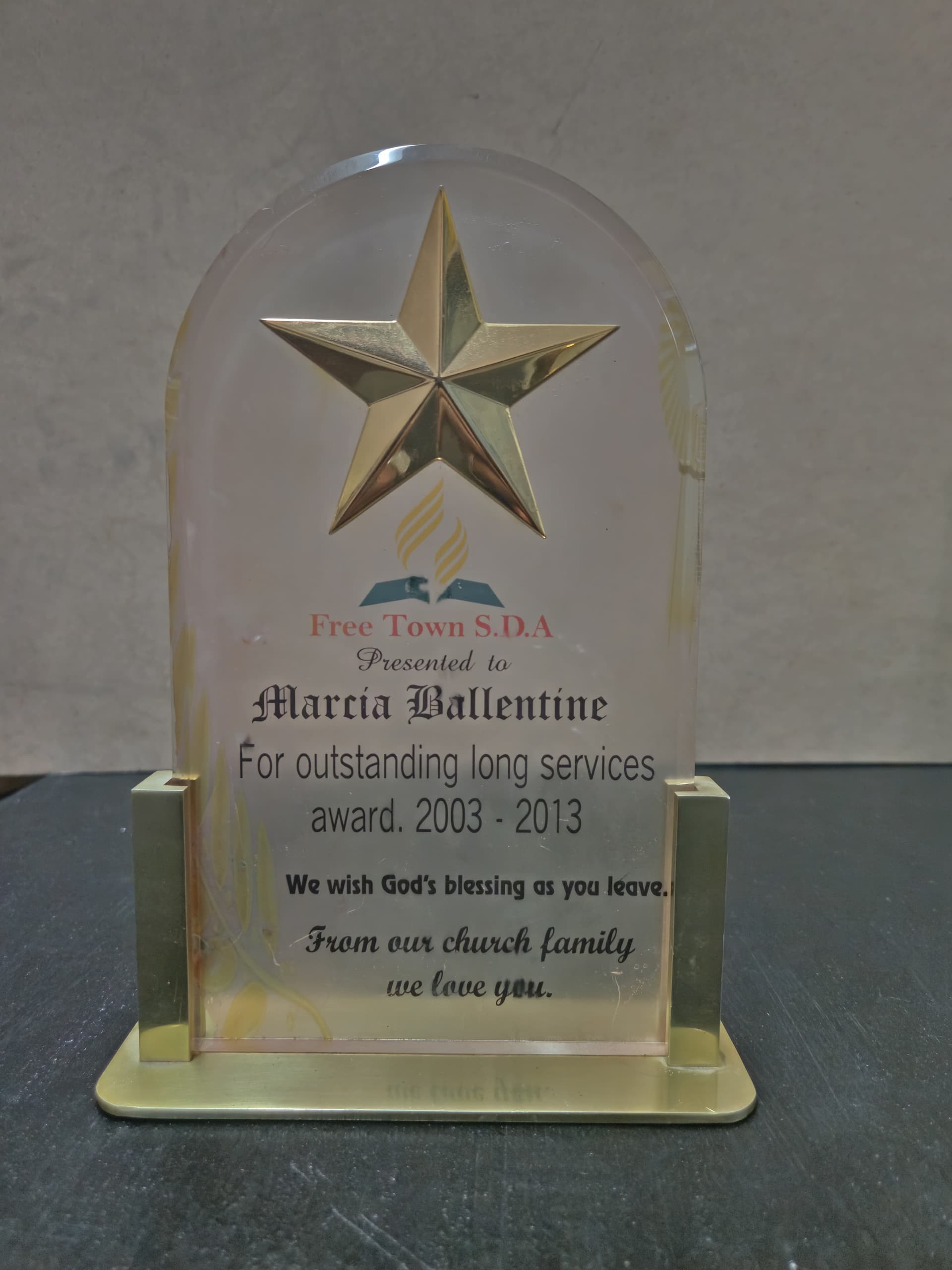 Custom Recognition Award